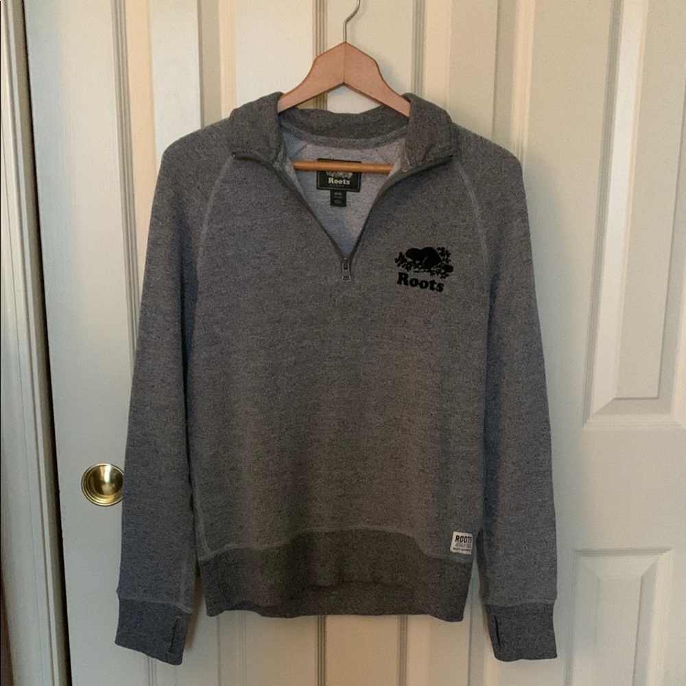 Roots original half zip stein